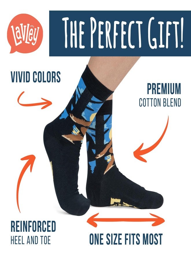 Lavley Not all Who Wander Are Lost Bigfoot Socks - Fun Sasquatch Gift for Outdoorsy Men and Women - One Size - Image 4